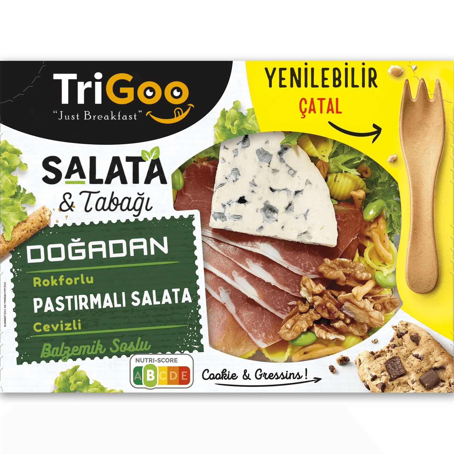DOĞADAN Pastırmalı Salata Cevizli